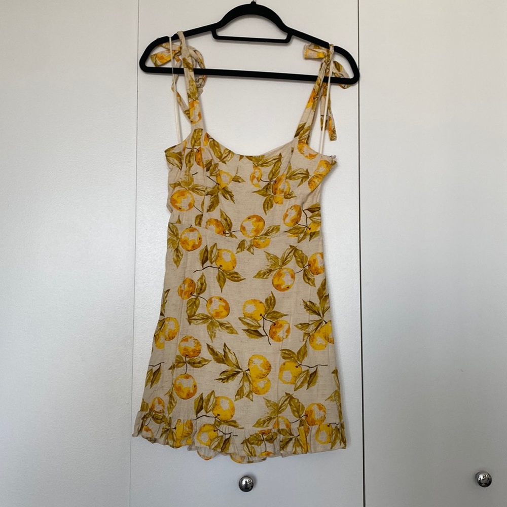 Urban outfitters linen mini dress
